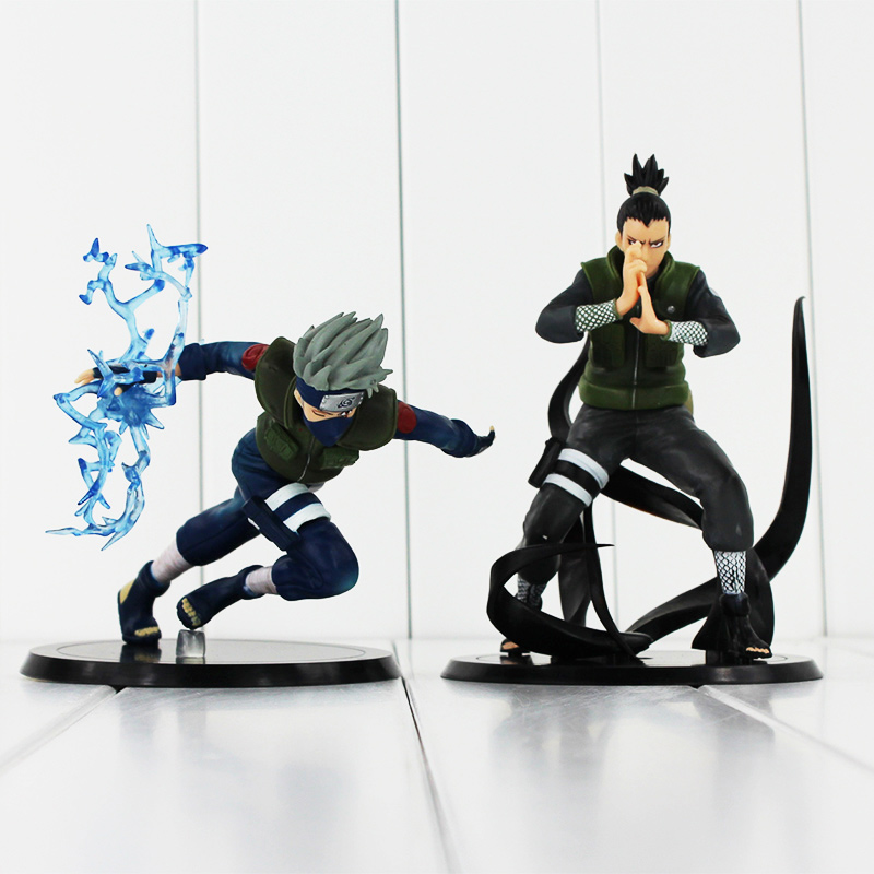 Naruto Hatake Kakashi and Nara Shikamaru Action Figures