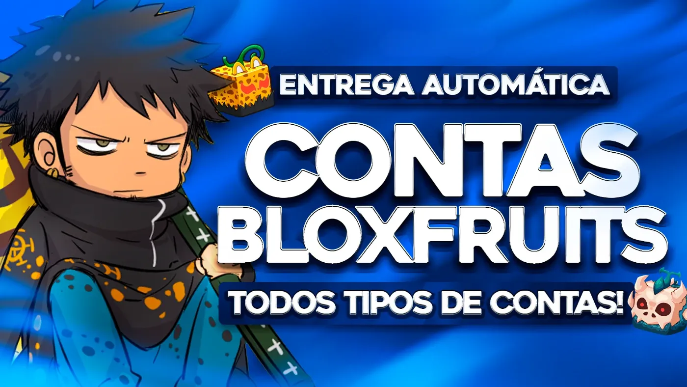 Blox Fruits - Contas (Lvl Max, T Rex E Kitsune, Raça V4 +