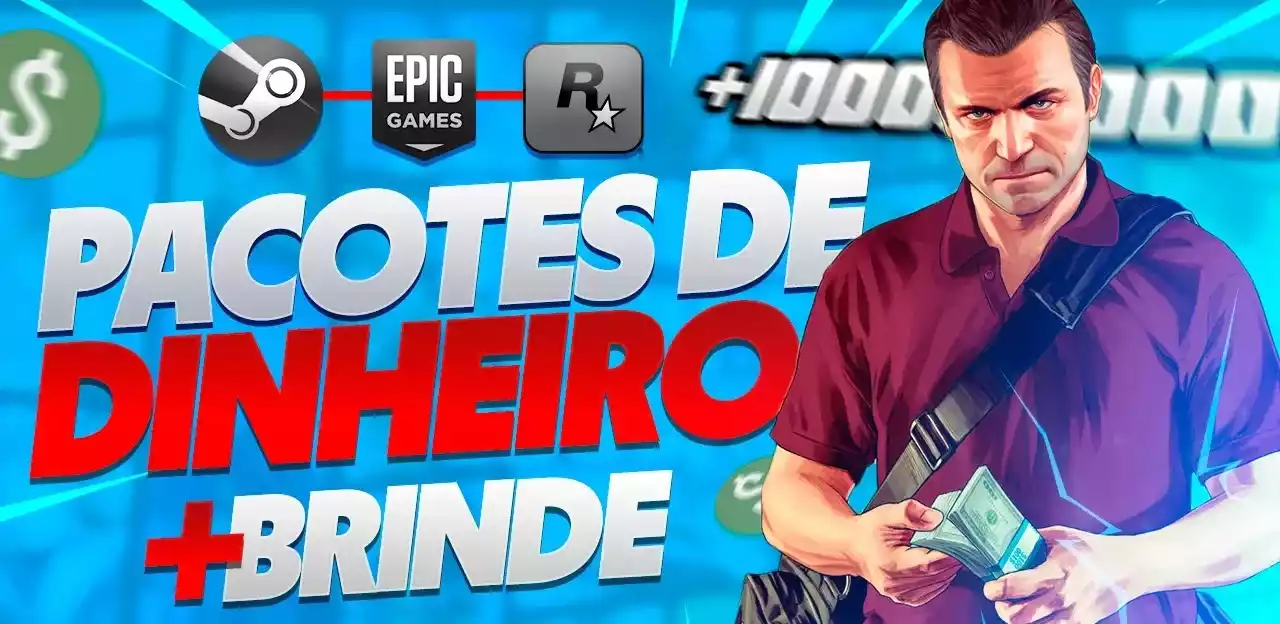 Gta V online - pacotes de dinheiro + brindes