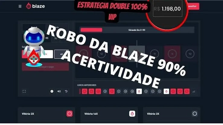 Robo De Sinais Blaze - Sala Vip Double +95% Acerto