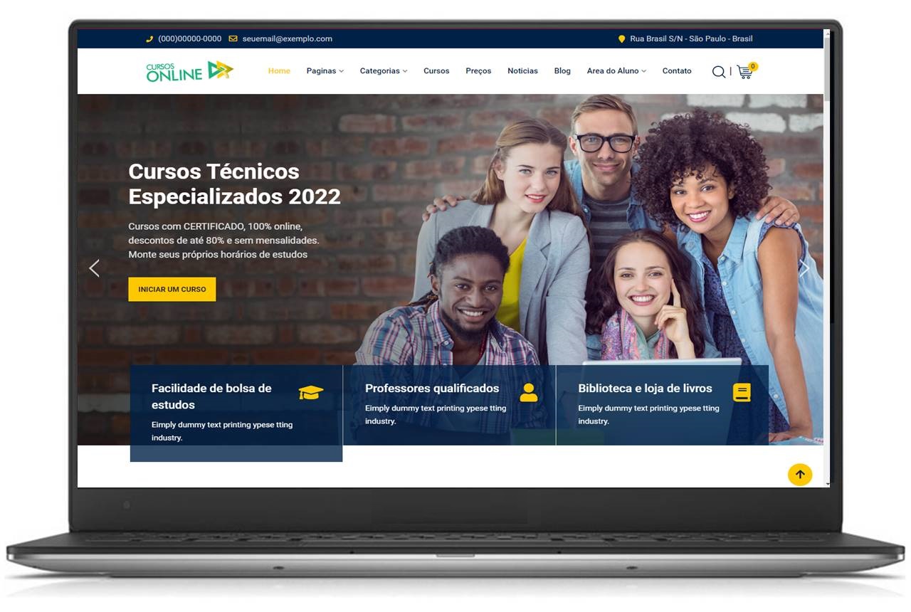 Script Completo Cursos Online