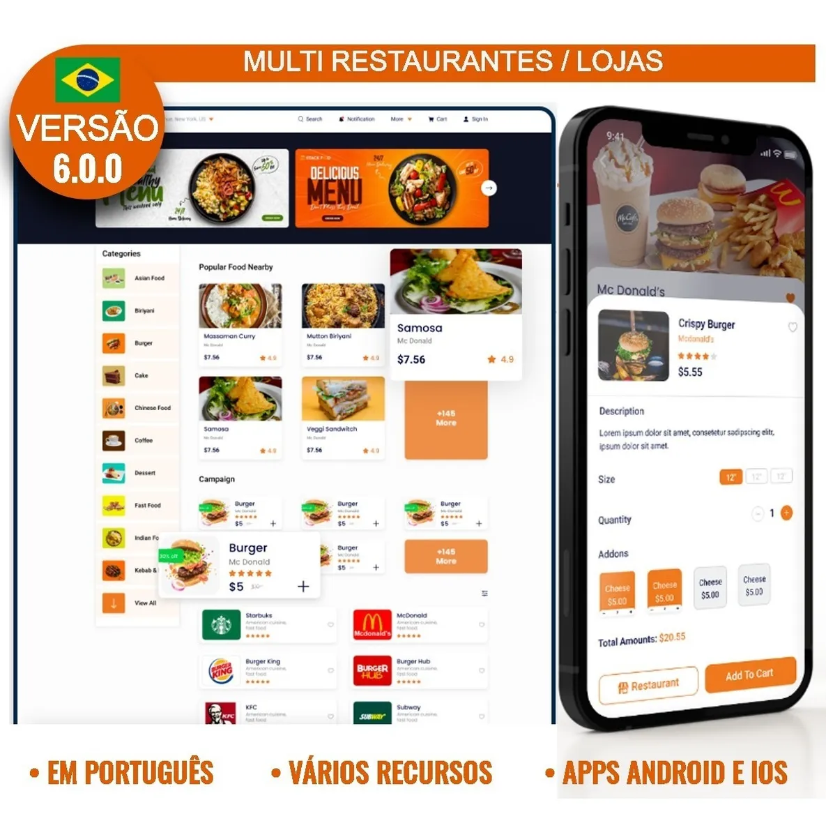 Script Delivery Multi Restaurante Exclusivo Tipo Ifood +apps