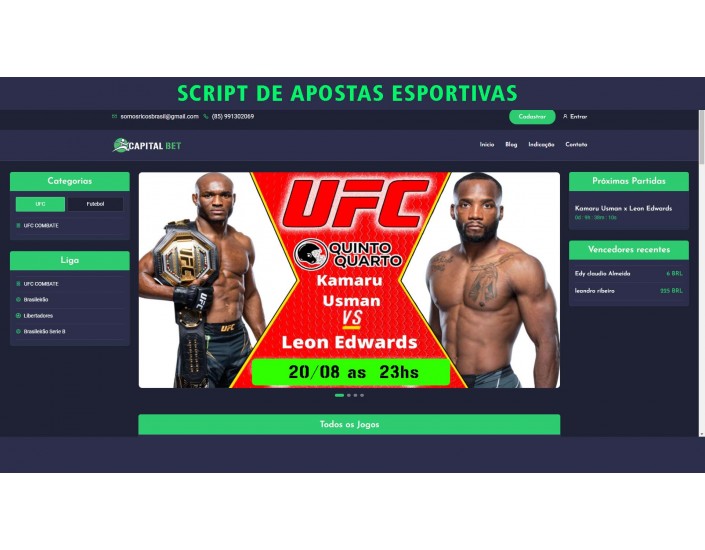 Script Php Sistema De Apostas Esportivas