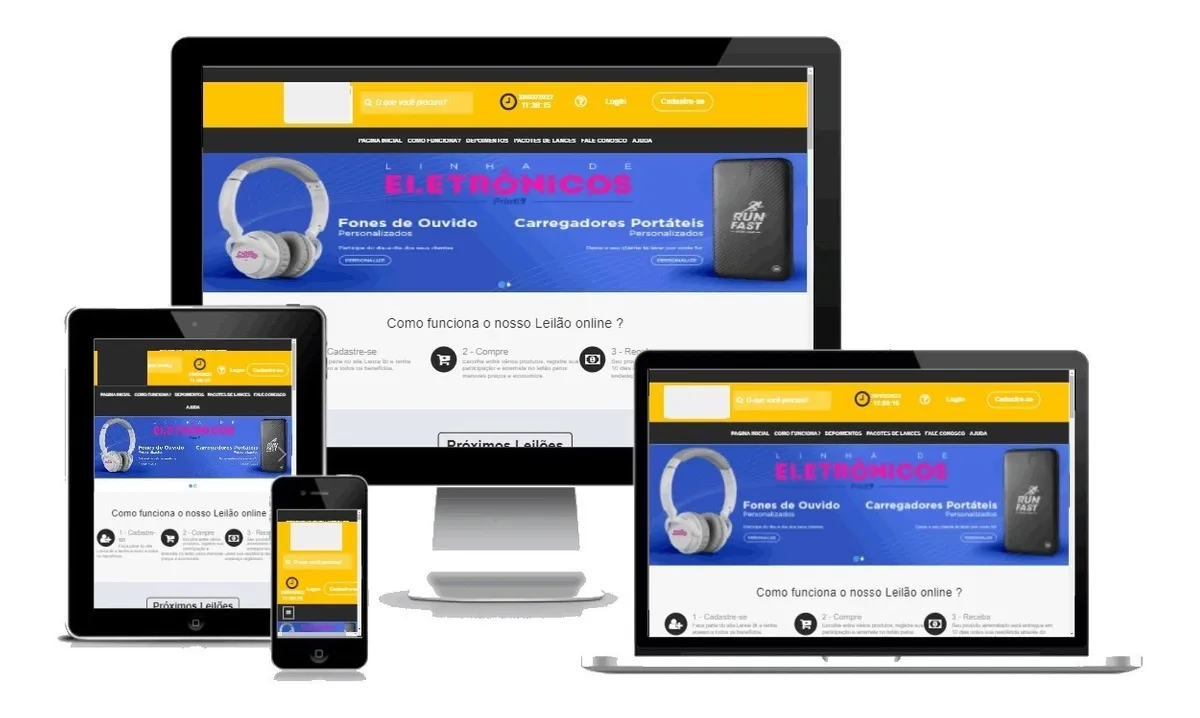 Script Site Leilão De Centavos Responsivo