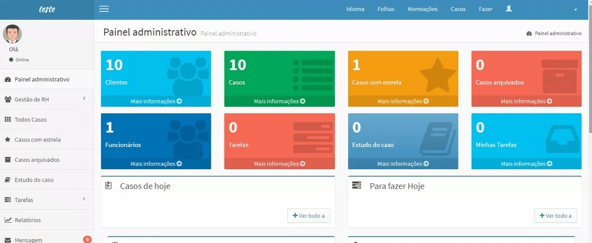 Script Php Advogado Escritórios De Advocacia Adm Responsivo