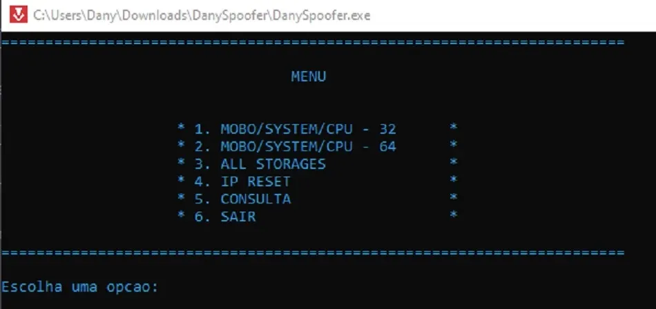 Spoofer hwid - remove banimento de hardware - permanente