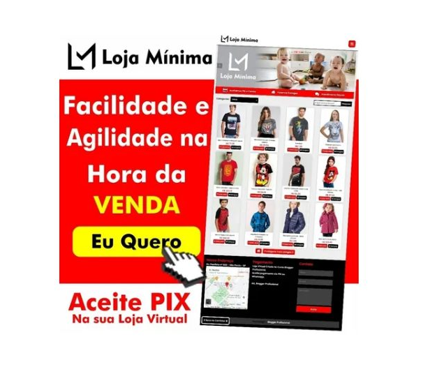 Template Para Blogger De Loja Virtual Com Pix