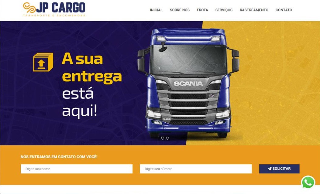 Script Site Transportadora Com Painel Administrador em php